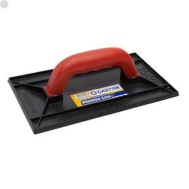 Imagem de Desempenadeira PVC Lisa Nº 22 Preta Castor