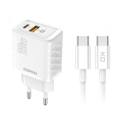 Imagem de Carregador 20w Turbo Branco Para Samsung S21 Ultra