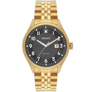 Imagem de Relógio Orient Masculino Ref: Mgss1309 G2kx Casual Solar Dourado