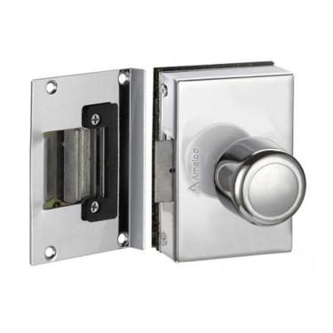 Imagem de Fechadura Elétrica Porta de Vidro 1 Folha Abertura Interna FV34ICR Amelco