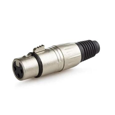 Imagem de Conector XLR Fêmea Profissional 901888 Cirilo Cabos