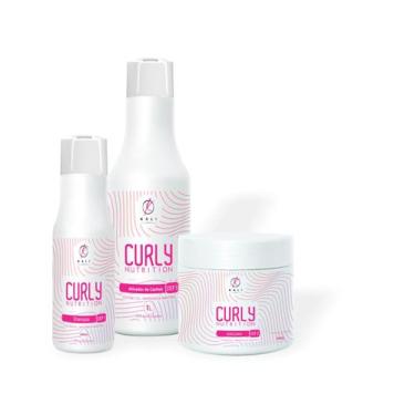 Imagem de Combo Creme para Pentear Ativador de Cachos 1L e Shampoo 500ml e Másca
