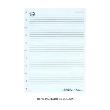 Imagem de Refil Pautado Luluca Médio 50fls - Caderno Inteligente