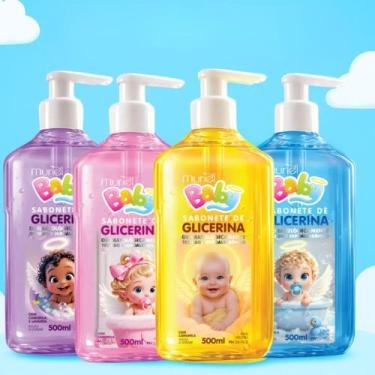 Imagem de Sabonete Líquido Muriel Baby 500ml com Fórmula Suave para Pele Sensíve