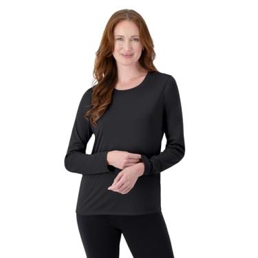 Imagem de Hanes Camiseta feminina esportiva Cool Dri Performance manga longa, Preto, XX-Large