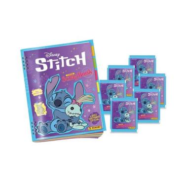 Imagem de Album De Figurinha Capa Mole Stitch Super Scrapbook, Panini + 10 Envel