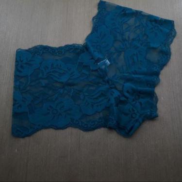 Imagem de Calcinha Caleçon Rendado Cor:Verde PavãoTamanho:G - MTX Lingerie, Verd