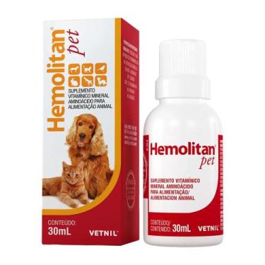 Imagem de Hemolitan Pet Gotas Suplemento 60 ml - VETNIL