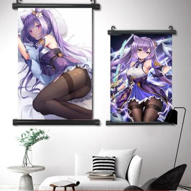 Imagem de Arte de parede Genshin Impact Amber Kaeya Xiao 30x45cm 40x60cm