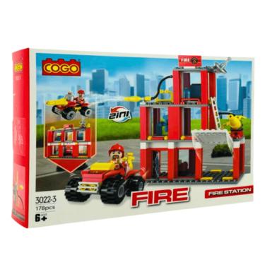 Imagem de Blocos de Montar Coleção Fire &amp; Rescue 178 pçs 3022-3 - COGO Dorémi