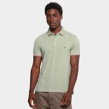 Imagem de Camisa Polo Tommy Hilfiger Tipped Slim Fit Masculina-Masculino