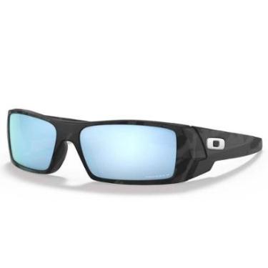 Imagem de Óculos de Sol Oakley Gascan Matte Black Camo W/ Prizm Deep Water Polarized-Masculino