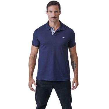 Imagem de Camisa Polo FMF Masculina Básica Piquet no Estilo Bordado França-Masculino