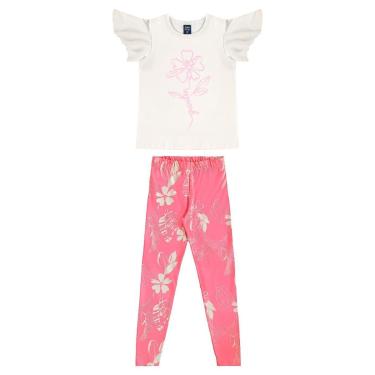 Imagem de Conjunto Floral Blusa Legging Bee Loop-Feminino