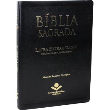 Imagem de BÍBLIA EXTRA GIGANTE Almeida Corrigida com Índice LUXO SBB - EDITORA S