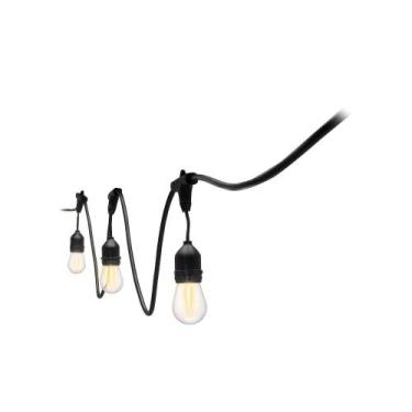 Imagem de Varal de Luzes 20 M Bocal E-27 Bivolt Sem Lampadas Foxlux