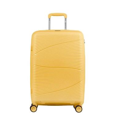 Imagem de Mala de Viagem Média com Rodas 360º PP Joy - Amarelo, Amarelo