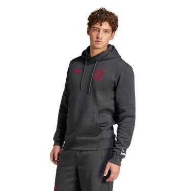 Imagem de Moletom Capuz CR Flamengo VRCT Adidas Masculina-Masculino