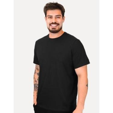 Imagem de Camiseta Dudalina Masculina Basic Essential Dark Icon Preta 93.01.0005 09-Masculino
