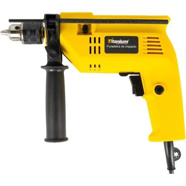 Imagem de Furadeira de Impacto Force Plus 3/8 Polegadas 220v Reversível 500w Titanium