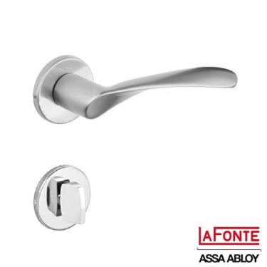 Imagem de Fechadura 610 St2 55mm Banheiro Cromo Escovada Lafonte - LA FONTE