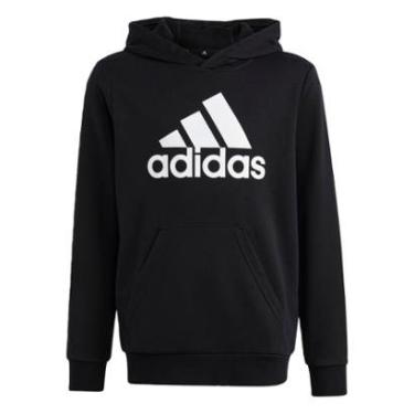 Imagem de Moletom Capuz Algodão Big Logo Essentials Adidas-Unissex