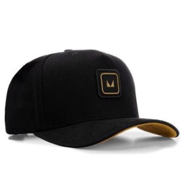 Imagem de Boné Trucker Concept Preto com Amarelo MVCK-Masculino