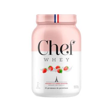 Imagem de Chef whey protein zero lactose 907g chef whey, 1, 907g, Morango com Ch