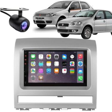 Imagem de Central Multimídia Automotiva 2 Din Mp5 Player 7 Polegadas Touch Screen Prata com Bluet...