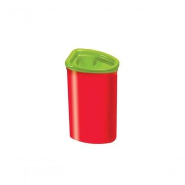 Imagem de Apontador com Depósito Jumbo Faber-Castell Formato Triangular Ergonômico com Lâmina de Alta Qualidade Vermelho