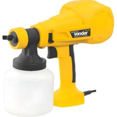 Imagem de Pistola De Pintura Elétrica Pev400 800ml Amarelo Vonder, 800ml, 1, 110