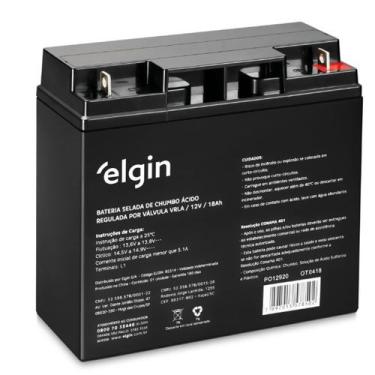 Imagem de Bateria Selada De Chumbo Vrla 12v 18ah Terminal L1 - ELGIN