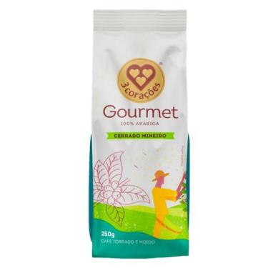 Imagem de Café Torrado E Moído Gourmet 3 Corações Cerrado Mineiro 250g -, Cerrad