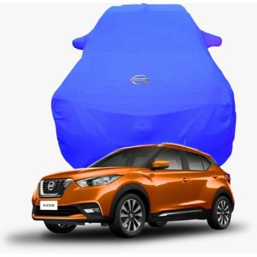 Imagem de Capa de Carro Nissan Kicks Tecido  Lycra Premium - Cadilhe Capas, Azul