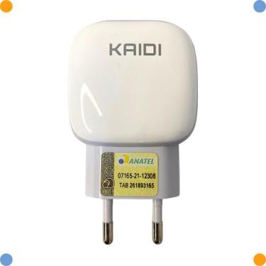 Imagem de Carregador KD-106 20W Com Entrada PD+QC 3.0 USB E USB Tipo-C - Kaidi, 