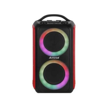Imagem de Caixa de Som Amplificada Amvox ACA600 Bag Vox 600W - FRAHM, Vermelho, 