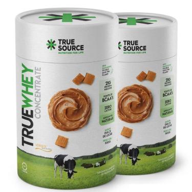 Imagem de Kit 2 True Whey Concentrado Doce Leite 900g - True Source-Unissex