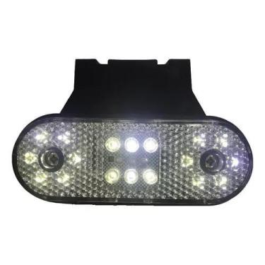 Imagem de Kit 4 Peças Lanterna Pisca Lateral Báu Carroceria Caminhão Utilitario 