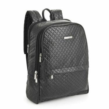 Imagem de Mochila Para Notebook 15.6" Em Matelassê Feminina Milão - Viccina, Pre