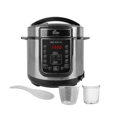 Imagem de Panela De Pressão Elétrica 5 Litros Inox 127V 900W Kian