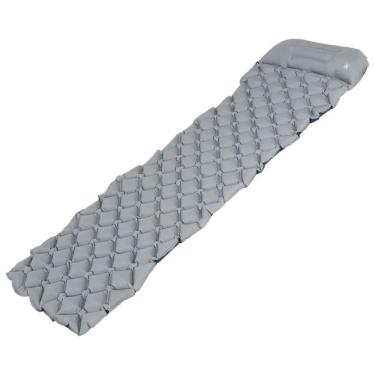 Imagem de Colchonete de Solteiro Inflável com Travesseiro Ultralight Suporta Até 120kg Bel