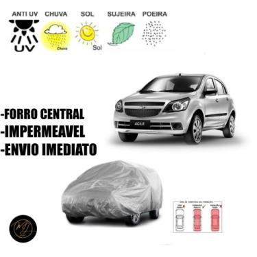 Imagem de Capa para cobrir Carro AGILE FORRADA  M - 100% Impermeável e Total Pro