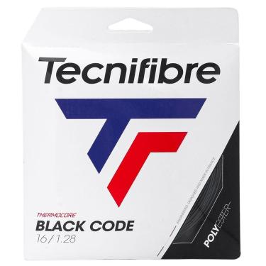 Imagem de Corda Tecnifibre Black Code 16 1.28mm - Set Individual - Preta-Unissex