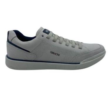 Imagem de Sapatênis Ferracini Couro Elástico Star Off White 1062-Masculino