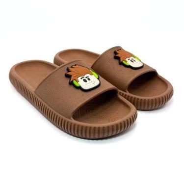 Imagem de Chinelo Slide Nuvem Menino Menina Gamer Roblo X Jogo Confortável Macio
