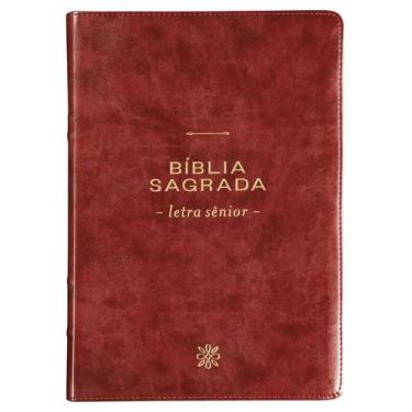 Imagem de Livro - Bíblia NVI, Letra Sênior, Capa luxo vinho, Leitura Perfeita