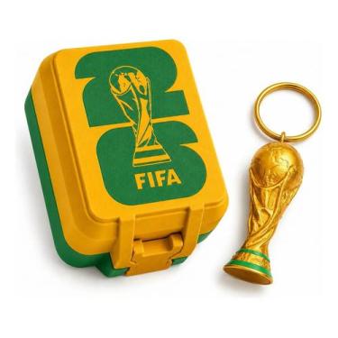 Imagem de Caixa Porta Figurinha Album Copa Do Mundo 2026 Suporta 200 - TOP 3D PR