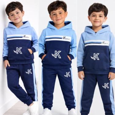 Imagem de Conjunto infantil masculino de frio roupa de inverno para crianças men
