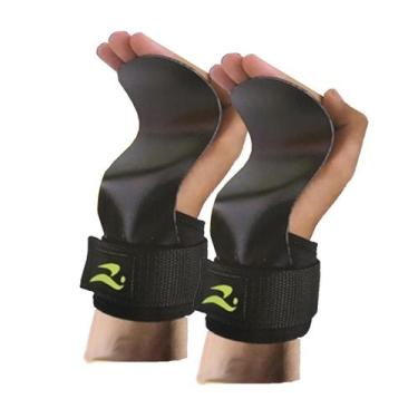 Imagem de Hand Grip Competition Com Munhequeira Neoprene Realtex, G, Preto