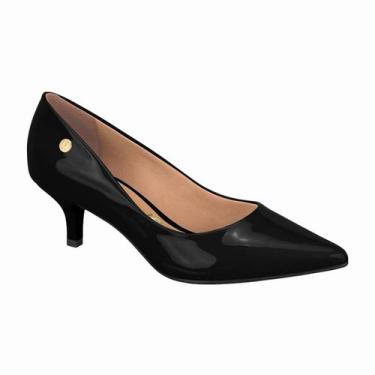 Imagem de Sapato Scarpin com Verniz Salto Baixo Feminino Vizzano